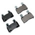 Monroe DX1474 Disc Brake Pad Set Monroe Brakes Total Solution Semi-Metallic Brake Pads