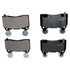 Monroe DX1474 Disc Brake Pad Set Monroe Brakes Total Solution Semi-Metallic Brake Pads