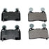Monroe DX1474 Disc Brake Pad Set Monroe Brakes Total Solution Semi-Metallic Brake Pads