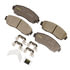 Monroe DX1521 Disc Brake Pad Set Monroe Brakes Total Solution Semi-Metallic Brake Pads