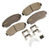 Monroe DX1521 Disc Brake Pad Set Monroe Brakes Total Solution Semi-Metallic Brake Pads