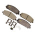 Monroe DX1509 Disc Brake Pad Set Monroe Brakes Total Solution Semi-Metallic Brake Pads