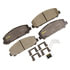 Monroe DX1509 Disc Brake Pad Set Monroe Brakes Total Solution Semi-Metallic Brake Pads