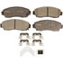 Monroe DX1521 Disc Brake Pad Set Monroe Brakes Total Solution Semi-Metallic Brake Pads