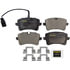 DX1547W by MONROE - Total Solution Semi-Metallic Brake Pads