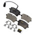 DX1547W by MONROE - Total Solution Semi-Metallic Brake Pads