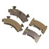 DX154 by MONROE - Total Solution Semi-Metallic Brake Pads