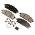 DX1552 by MONROE - Total Solution Semi-Metallic Brake Pads
