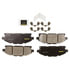 DX1552 by MONROE - Total Solution Semi-Metallic Brake Pads