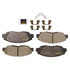 DX1578 by MONROE - Total Solution Semi-Metallic Brake Pads
