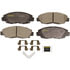 DX1578 by MONROE - Total Solution Semi-Metallic Brake Pads