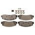 DX1631 by MONROE - Total Solution Semi-Metallic Brake Pads