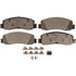 DX1631A by MONROE - Total Solution Semi-Metallic Brake Pads