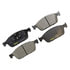 DX1668 by MONROE - Total Solution Semi-Metallic Brake Pads