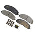 DX1680 by MONROE - Total Solution Semi-Metallic Brake Pads