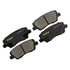 DX1659 by MONROE - Total Solution Semi-Metallic Brake Pads