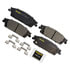 DX1707 by MONROE - Monroe Brakes Total Solution Semi-Metallic Brake Pads
