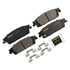 DX1707 by MONROE - Monroe Brakes Total Solution Semi-Metallic Brake Pads