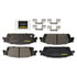 DX1707 by MONROE - Monroe Brakes Total Solution Semi-Metallic Brake Pads