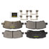 DX1810 by MONROE - Monroe Brakes Total Solution Semi-Metallic Brake Pads
