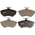 DX227 by MONROE - Total Solution Semi-Metallic Brake Pads