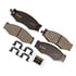 Monroe DX266 Disc Brake Pad Set Monroe Brakes Total Solution Semi-Metallic Brake Pads