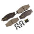 Monroe DX266 Disc Brake Pad Set Monroe Brakes Total Solution Semi-Metallic Brake Pads