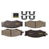 Monroe DX266 Disc Brake Pad Set Monroe Brakes Total Solution Semi-Metallic Brake Pads