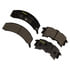 Monroe DX262 Disc Brake Pad Set Monroe Brakes Total Solution Semi-Metallic Brake Pads