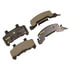 DX289 by MONROE - Monroe Brakes Total Solution Semi-Metallic Brake Pads