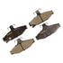 Monroe DX295 Disc Brake Pad Set Monroe Brakes Total Solution Semi-Metallic Brake Pads