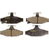 Monroe DX295 Disc Brake Pad Set Monroe Brakes Total Solution Semi-Metallic Brake Pads
