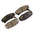 Monroe DX354 Disc Brake Pad Set Monroe Brakes Total Solution Semi-Metallic Brake Pads