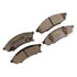 DX376 by MONROE - Total Solution Semi-Metallic Brake Pads