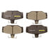 DX391 by MONROE - Total Solution Semi-Metallic Brake Pads