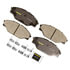 Monroe DX434 Disc Brake Pad Set Monroe Brakes Total Solution Semi-Metallic Brake Pads