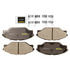 Monroe DX434 Disc Brake Pad Set Monroe Brakes Total Solution Semi-Metallic Brake Pads
