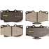 DX436 by MONROE - Total Solution Semi-Metallic Brake Pads