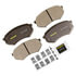 DX433A by MONROE - Total Solution Semi-Metallic Brake Pads