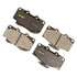 DX436 by MONROE - Total Solution Semi-Metallic Brake Pads