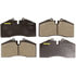 Monroe DX447 Disc Brake Pad Set Monroe Brakes Total Solution Semi-Metallic Brake Pads