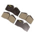 Monroe DX447 Disc Brake Pad Set Monroe Brakes Total Solution Semi-Metallic Brake Pads