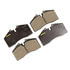 Monroe DX447 Disc Brake Pad Set Monroe Brakes Total Solution Semi-Metallic Brake Pads