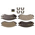 DX507 by MONROE - Monroe Brakes Total Solution Semi-Metallic Brake Pads