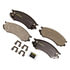 DX507 by MONROE - Monroe Brakes Total Solution Semi-Metallic Brake Pads