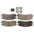 DX508 by MONROE - Total Solution Semi-Metallic Brake Pads