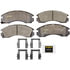 Monroe DX530 Disc Brake Pad Set Monroe Brakes Total Solution Semi-Metallic Brake Pads
