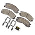 Monroe DX530 Disc Brake Pad Set Monroe Brakes Total Solution Semi-Metallic Brake Pads