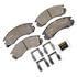 Monroe DX530 Disc Brake Pad Set Monroe Brakes Total Solution Semi-Metallic Brake Pads