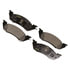 DX529A by MONROE - Total Solution Semi-Metallic Brake Pads